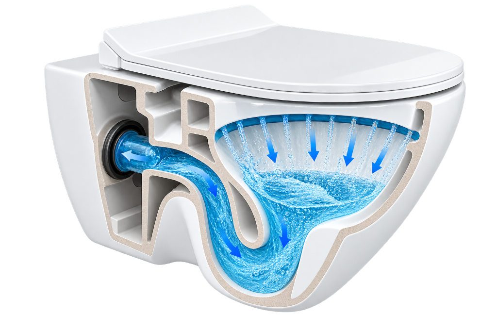 Combination Toilet
